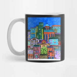 Doodle town Mug